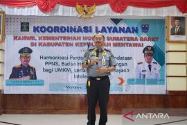 Kemenkum Sumbar perkenalkan layanan KI di Mentawai