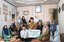 BPJS Ketenagakerjaan gelar sosialisasi dan penyerahan santunan jaminan kematian di Nagari Kajai