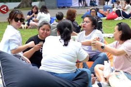 Lapangan Banteng jadi spot piknik kekinian