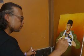 Seniman Wonosobo maknai nilai Pancasila melalui seni lukis
