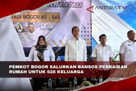 Pemkot Bogor salurkan bansos perbaikan rumah untuk 628 keluarga