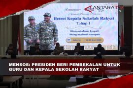 Mensos: Presiden beri pembekalan untuk guru dan kepala Sekolah Rakyat