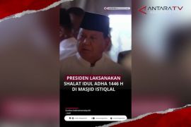 Presiden laksanakan Shalat Idul Adha 1446 H di Masjid Istiqlal