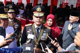 Kapolda Babel sampaikan apresiasi dan terima kasih ke masyarakat pada puncak Hari Bhayangkara Ke-79