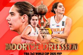 Noortje Driessen  raih MVP Piala Dunia Putri FIBA 3x3 2025