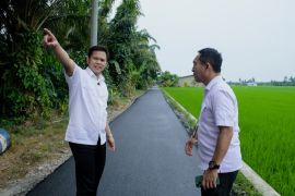 Wabup Adlin Tambunan tinjau jalan Dolok Masihul dan Tebingtinggi