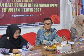 KPU Pasaman tetapkan PDPB triwulan II 219.895 pemilih