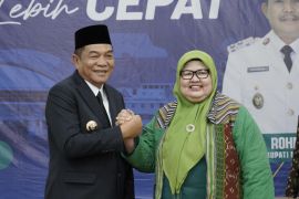 Bupati Muba H M Toha terima kedatangan Komisi I DPRD Provinsi Sumatera Selatan