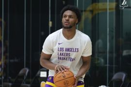Bronny James bidik tempat di rotasi Lakers