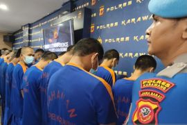 Polres Karawang bekuk 37 tersangka dalam pengungkapan kasus narkoba
