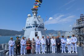 TNI terima KRI Brawijaya-320, kapal perang AL pertama buatan Italia