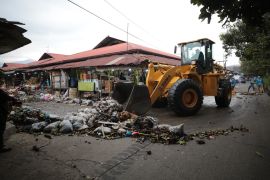 Tumpukan 80 ton sampah di Pasar Gedebage Bandung akhirnya dibersihkan