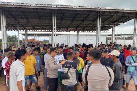 Polres Bangka Selatan kerahkan 45 personel amankan audiensi masyarakat dengan PT SNS