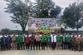 Seratus peserta ikuti pengaderan tiga matra Ansor Sidoarjo