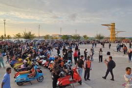 Tiga negara ikuti Sunset Scooter Parade 2025 Koarmada I Tanjungpinang