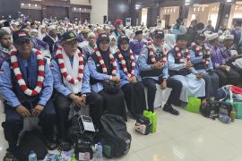 Jemaah haji Kabupaten Pasaman kloter 13 tiba di tanah air