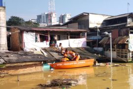 Banjir di Jakarta meluas hingga 53 RT