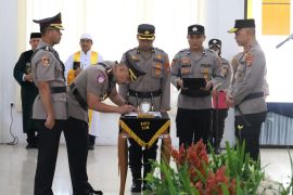 Polda Babel sertijab sejumlah pejabat, Dirlantas hingga Kapolresta Pangkalpinang resmi berganti