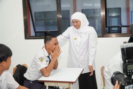 Khofifah sebut Sekolah Rakyat Lamongan paling siap beroperasi