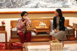 Megawati tiba di Beijing untuk hadiri forum internasional
