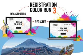 Ini lokasi pendaftaran Rinjani Color Run 3 dan cara daftarnya