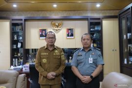 Plt Kakanwil Kemenkum Babel audiensi dengan Bupati Bangka Tengah, bahas harmonisasi produk hukum dan indikasi geografis Kulat Pelawan