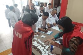 Kanwil Ditjenpas gelar tes urine massal bagi jajaran se-UPT Sulteng