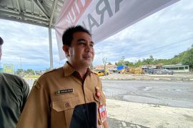 PUPR Tapin tangani sementara jalan rusak di Bundaran Bungur