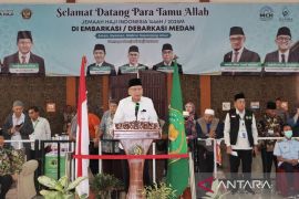 Pemprov Sumut doakan jamaah  haji menjadi haji mabrur