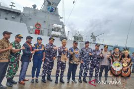 TNI AL kerahkan dua kapal perang saat Operasi Trisila di pesisir timur Indonesia