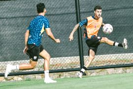 Ini target pemain Persita Rayco Rodriguez di markas Persib Bandung