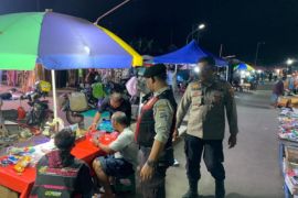 Polsek Sungai Tabuk patroli malam cegah gangguan kamtibmas