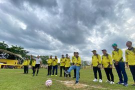 Puluhan tim adu gengsi  pada Sepak bola Bupati Tapin Cup 2025