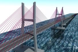 Hutama Karya membangun jembatan penghubung di Kalsel