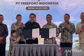 Freeport Indonesia dan Stania tandatangani HoA jual beli perak di Batam