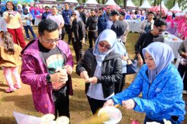Makanan khas Sulsel \"Pallu Ce\'la\" dilombakan di Festival Beautiful Malino 2025