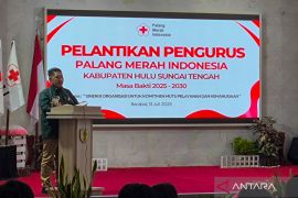 Bupati HST harapkan pengurus PMI kuatkan tekad jalankan tugas kemanusiaan