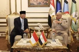 Indonesia, Egypt ministers discuss strengthening defense cooperation