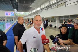 Tim renang Prancis puji fasilitas Stadion Akuatik GBK