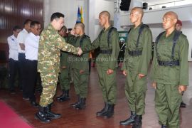 Wali Kota Kupang mendorong semangat pengabdian Menwa Mahadana
