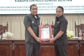 DPRD HSS paripurnakan penyampaian rancangan KUA-PPAS APBD 2026