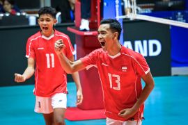 Timnas Indonesia melaju ke delapan besar Kejuaraan Voli Asia U-16 2025