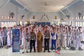 Polresta Banjarmasin berikan pemahaman tertib lantas ke siswa baru