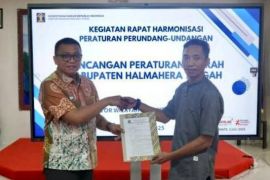 Kemenkum Harmonisasi Ranperda Pembentukan Kabupaten Layak Anak Halamera Tengah