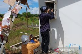 Poliban installs forest and land fire early detection device in Tanah Bumbu