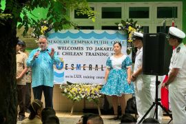 Dubes Chili-Kadet AL gelar musik dan tari di SLB Cempaka Putih Jakarta