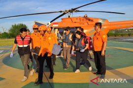Pendaki asal Belanda terjatuh di Rinjani berhasil dievakuasi helikopter