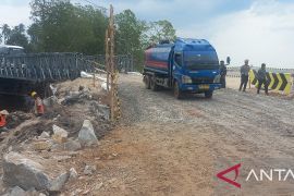 BPJN Babel: Jembatan sementara Guntung aman dilintasi kendaraan berat