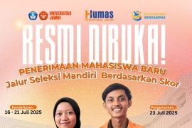 Universitas Jambi buka pendaftaran mahasiswa baru jalur mandiri