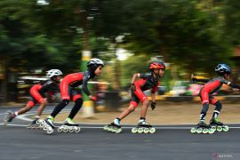 Jelang kejuaraan sepatu roda di Madiun